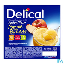 Afbeelding in Gallery-weergave laden, Delical Nutra Pote Appel Banaan 4x125g
