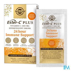 Solgar Ester-c Plus 1000mg Zakje 7x10,6g