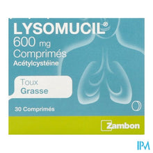 Charger l'image dans la galerie, Lysomucil 600 Tabl 30 X 600mg

