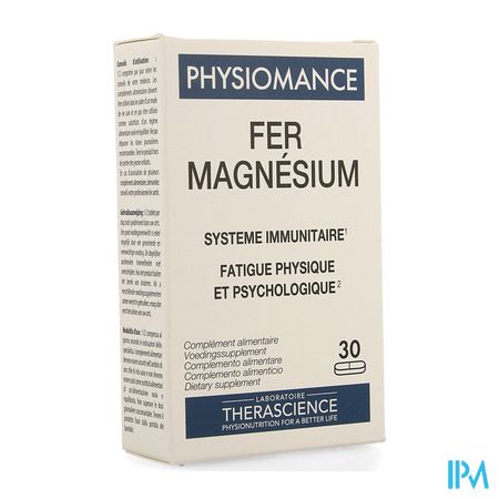 Ijzer Magnesium Tabl 30 Physiomance Phy273