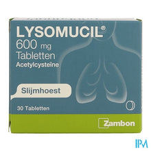 Charger l'image dans la galerie, Lysomucil 600 Tabl 30 X 600mg
