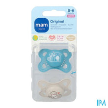 Afbeelding in Gallery-weergave laden, Mam Fopspeen Original Pure Siliconen 0-6m Jongen 2
