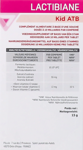 Lactibiane Kid Atb Kauwtabl 10