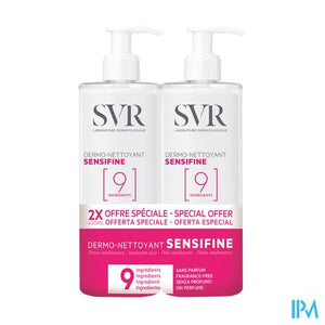 Svr Sensifine Dermo-nettoyant Duo Fl Pompe 2x400ml