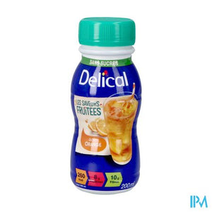 Delical Fuitdrink Z/suiker Sinaasapp. 4x200ml