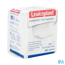Afbeelding in Gallery-weergave laden, Leukoplast Compress N/woven N/st. 7,5cmx7,5cm 100
