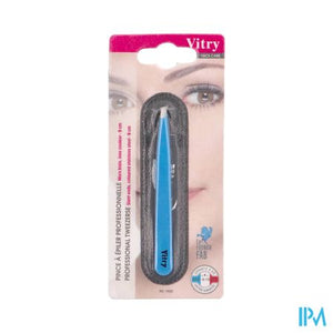 Epileerpincet Prof. Schuin Inox Kleur
