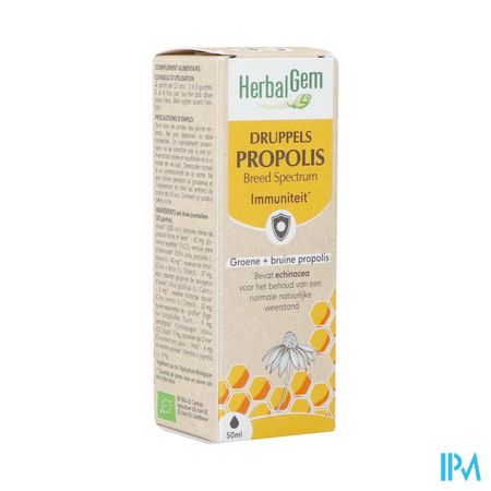 Herbalgem Propolis Large Spectr. Bio Fl Gutt 50ml