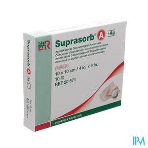 Suprasorb A+ag Kp Alg. Calc10x10cm 10 20571 149266