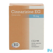 Afbeelding in Gallery-weergave laden, Cinnarizine EG Caps  100 X 75 Mg
