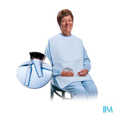 Suprima 5004 Slab-eetschort Wit 100x48cm