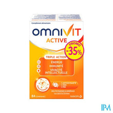 Charger l'image dans la galerie, Omnivit Active 40Mg             Comp 84 Promo -35%

