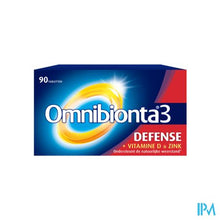 Afbeelding in Gallery-weergave laden, Omnibionta3 Defense Multivitamines Immuniteit (90 tabletten)
