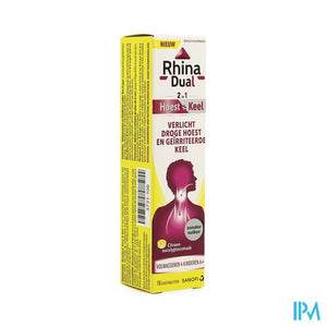 Rhina Dual Hoest Keel Zuigtabletten 18