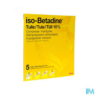 Iso Betadine Tulles Compr 5 10x10