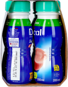 Delical Melkdrank Z/suiker Aardbei 4x200ml