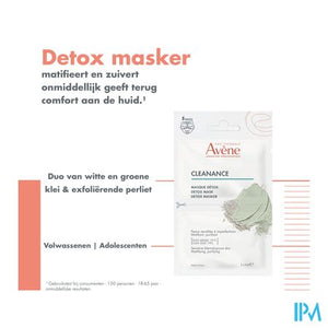 Avene Cleanance Detox Masker 2x6ml