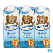 Afbeelding in Gallery-weergave laden, Bambix Groeimelk Natuur 1-3j 3x250ml
