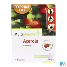 Charger l'image dans la galerie, Multipharma Acerola 1000mg Kauwtabletten 48
