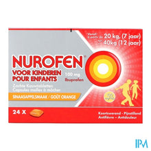 Afbeelding in Gallery-weergave laden, Nurofen Kind 100mg Zachte Kauwcaps 24
