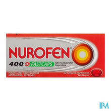 Afbeelding in Gallery-weergave laden, Nurofen 400 Fastcaps Caps 20x400mg
