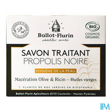 Charger l'image dans la galerie, Ballot Flurin Zwarte Propolis Zeep Bio 100g
