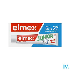 Elmex A/caries Junior Tandpasta 6-12j Tube 2x75ml