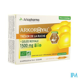 Arkoroyal Koninginnebrij Bio 1500mg Amp 20x10ml