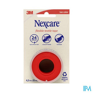 Nexcare 3m Textile Flexibele Tape 4,2mx25mm Nt04-2