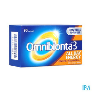 Omnibionta3 All Day Energy Multivitamines voor Energie (90 tabletten)