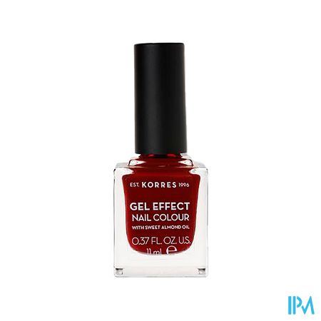 Korres Km Gel Effect Nail 59 Wine Red 11ml