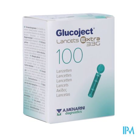 Glucoject l.extra 33g Lancetten 100