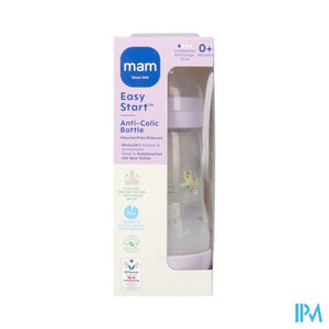 Mam Zuigfles Easy Start A/colic Matt Lila 260ml