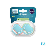 Philips Avent Fopspeen +6m Air Mix Solide 2