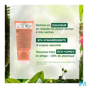 Klorane Lichaam Douchecr Lait Rose 200ml Nf