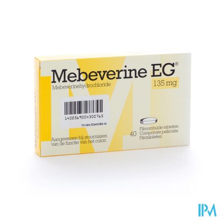 Mebeverine EG 135 Mg Filmomh Tabl 40 X 135 Mg