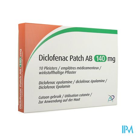 Diclofenac Patch Ab 140mg Pleister 10