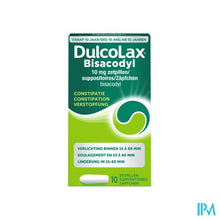 Afbeelding in Gallery-weergave laden, Dulcolax Bisadocyl Supp 10 X 10mg
