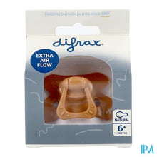 Afbeelding in Gallery-weergave laden, Difrax Fopspeen Natural 6m+ Uni Caramel
