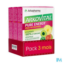 Afbeelding in Gallery-weergave laden, Arkovital Pure Energy 3maand Tabl 3x30
