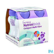 Nutrinidrink Compact Multi Fibre Neutraal 4x125ml