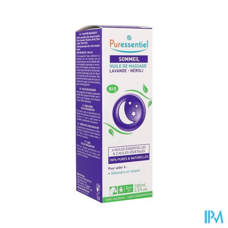 Puressentiel Mass.olie Lavendel-neroli Bio 100ml