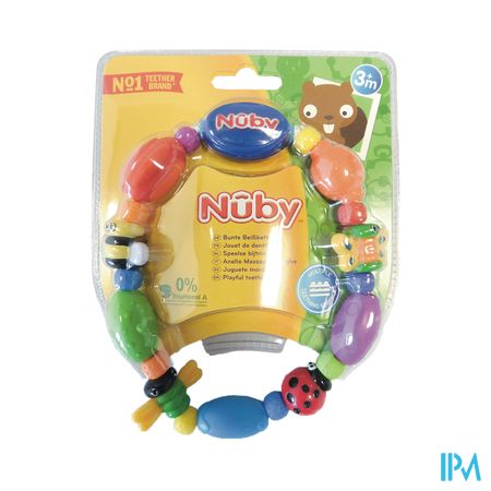 Nuby Speelse bijtketting Bug-a-Loop™ - 3m+