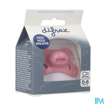 Charger l'image dans la galerie, Difrax Fopspeen Natural 0-6m Uni Raspberry
