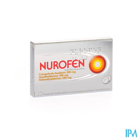 Nurofen Smelttabl-comp Fondants 12 X 200mg