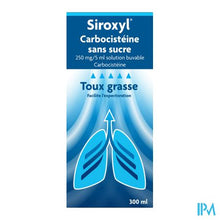 Load image into Gallery viewer, Siroxyl Carbocistein.250mg/5ml Z/suiker Drank300ml
