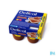 Delical Creme Dessert Hp-hc Z/lact.choco 4x125g Nf