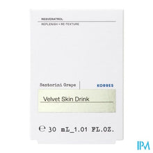 Afbeelding in Gallery-weergave laden, Korres Kf Fluweel. Huiddrank.santorini Druif 30ml
