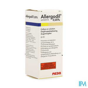 Allergodil 0,05% Pi Pharma Oogdruppels 6ml Pip