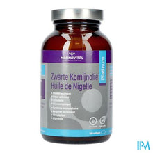Load image into Gallery viewer, Mannavital Zwarte Komijnolie Platinum Softgels 120
